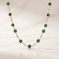 Emerald Green Pendant Necklace