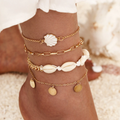 Ankle Chain with Seashells