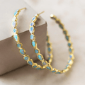 Vintage Blue Opal Ring and Earrings