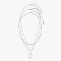 Open Three-Row Necklace