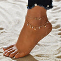 Ankle Chain with Infinity Symbol, Pearls and Stars